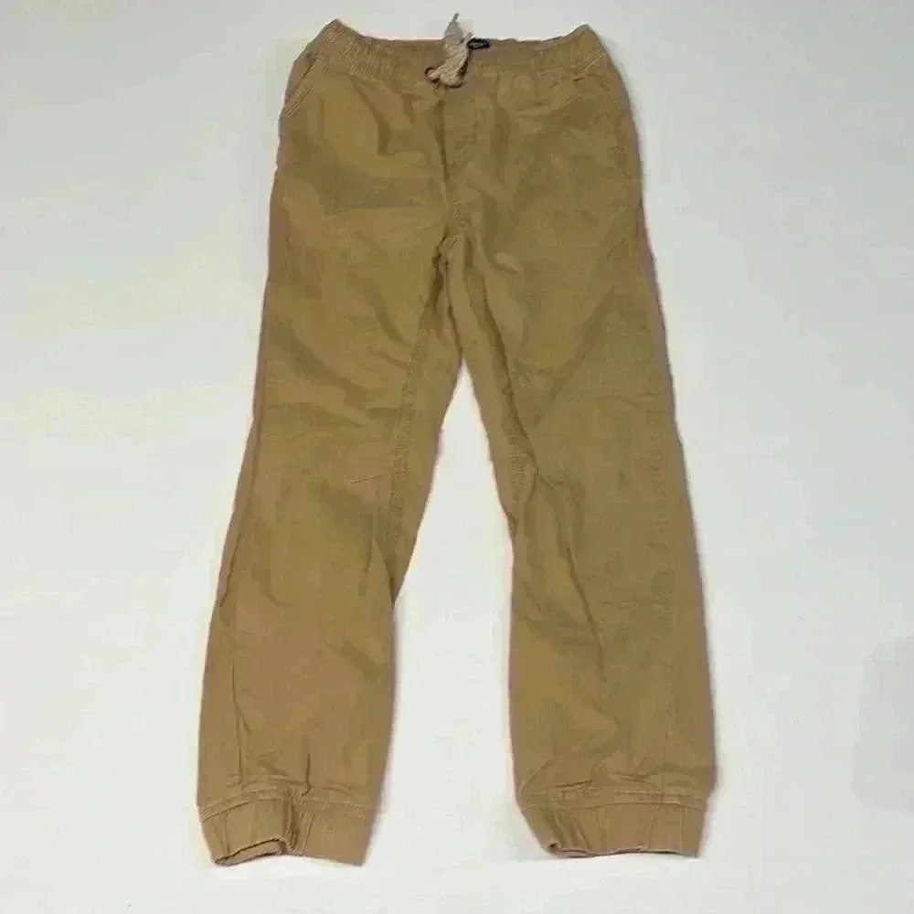 EUC GapKids Khaki Joggers - Size M (8-9yrs)